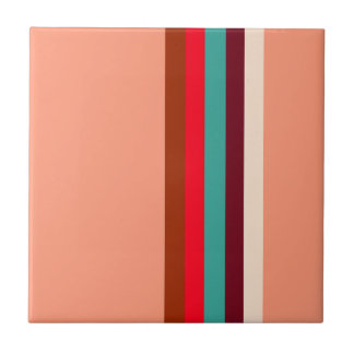 Mid-century modern colours ceramic tile