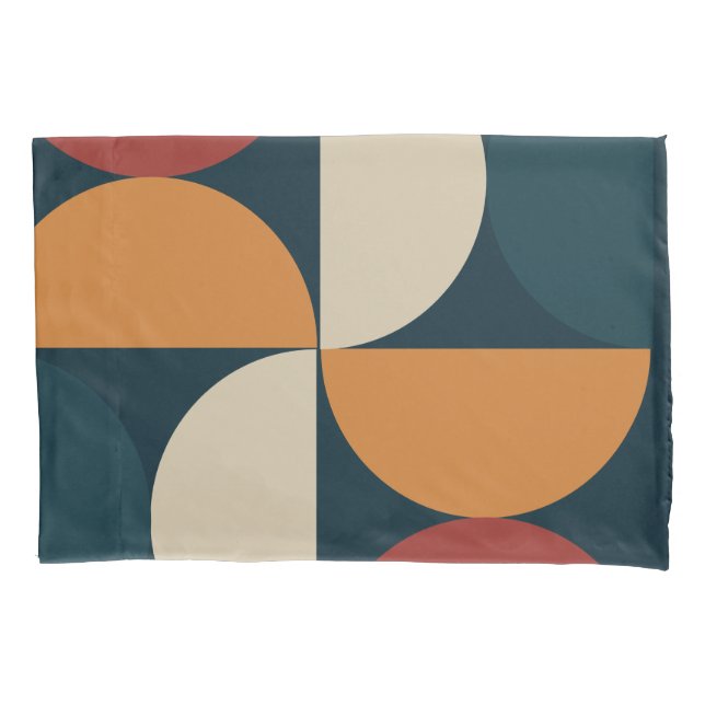 Mid-Century Modern Copper Firefly   Pillowcase (Front)