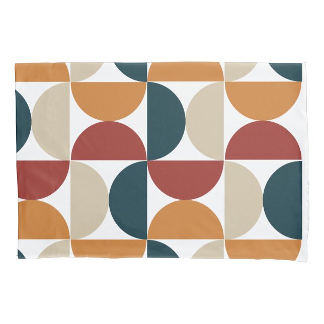 Mid-Century Modern Copper Firefly     Pillowcase (Front)
