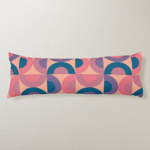 Mid-Century Modern Coral Sea Body Cushion