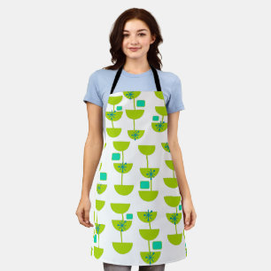 Mid-Century Modern Cups  Apron