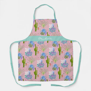 Mid Century Modern Desert l Any Colour Apron