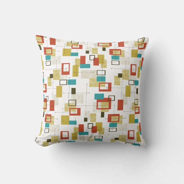 Mid Century Modern Design Pillow (Front)