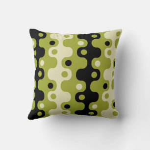 Mid Century Modern Design Throw Pillow