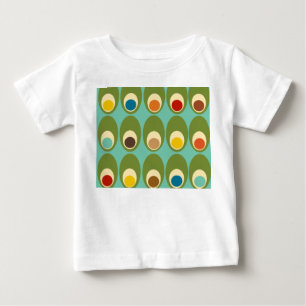 Mid-Century Modern Eggs Baby T-Shirt