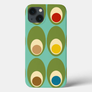 Mid-Century Modern Eggs iPhone 13 Case