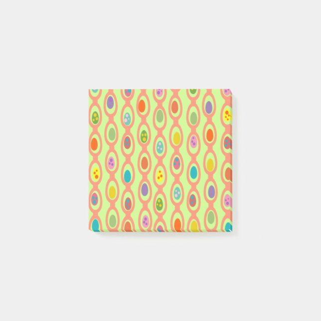 Mid-century Modern Eggs Post-it Notes (Front)
