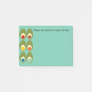 Mid-Century Modern Eggs Post-it Notes
