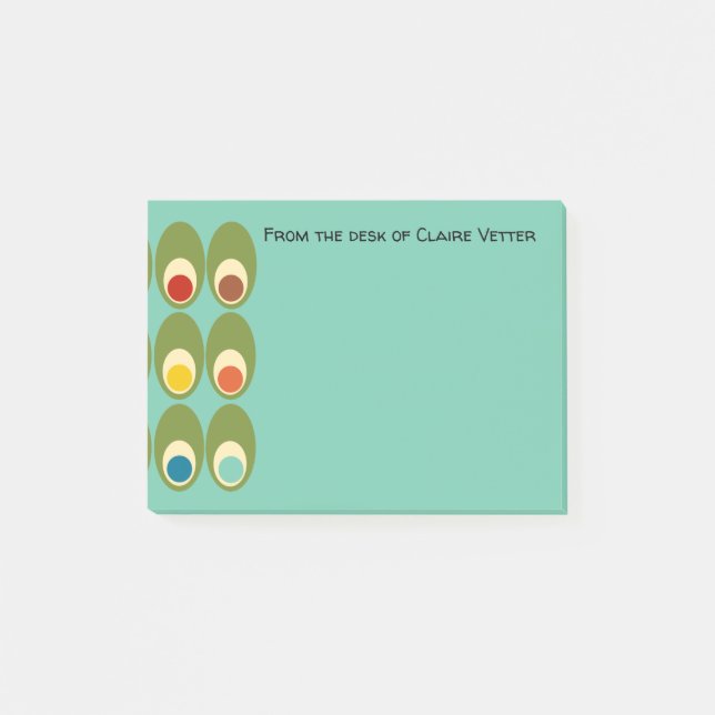 Mid-Century Modern Eggs  Post-it Notes (Front)