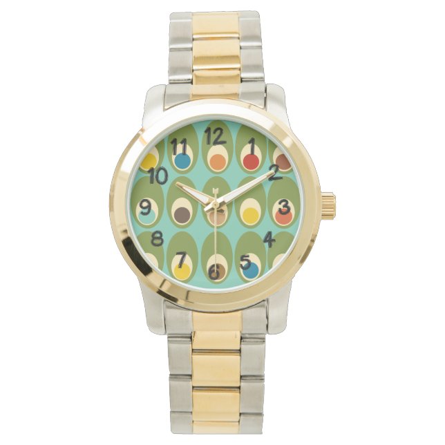 Mid-Century Modern Eggs Watch (Front)