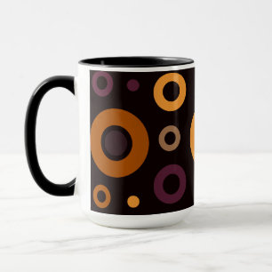 Mid-Century Modern Fall Geometric Mug