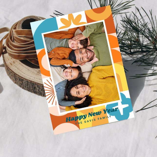 Mid Century Modern Fun New Year Invitation (Creator Uploaded)