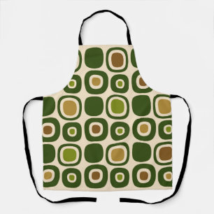 Mid Century Modern Garden Path Pattern Apron