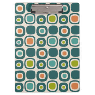 Mid Century Modern Garden Path Pattern Clipboard