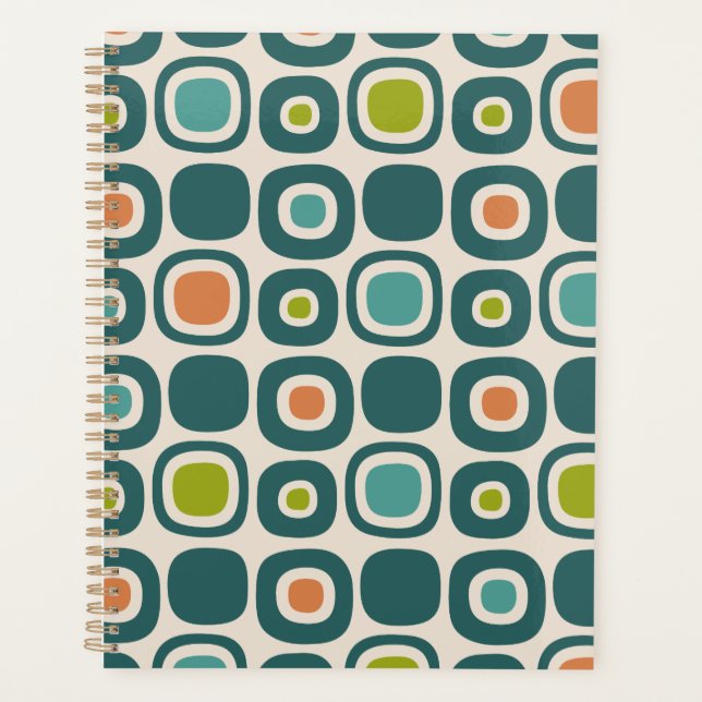 Mid Century Modern Garden Path Pattern Planner (Front)