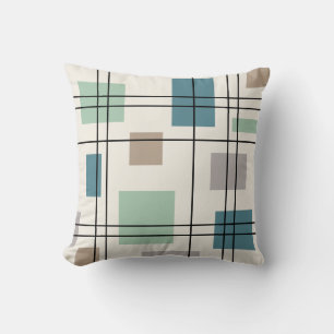 Mid Century Modern Geometric 2 Cushion