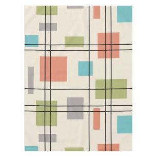 Mid Century Modern Geometric 3 Tablecloth