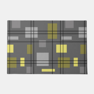 Mid Century Modern Geometric 4 Doormat