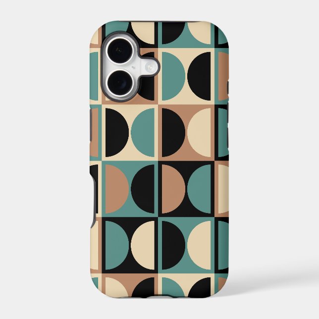 Mid Century Modern Geometric Abstract Pattern (Back)