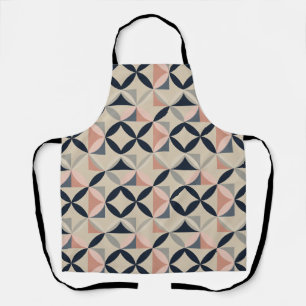 Mid Century Modern Geometric Abstract Pattern Apron