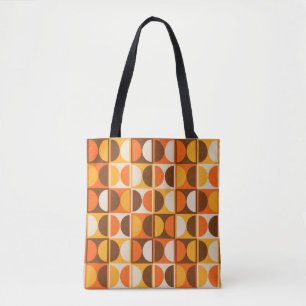 Mid Century Modern Geometric Abstract Pattern Tote Bag