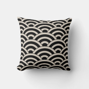 Mid Century Modern Geometric Arch Pattern Cushion