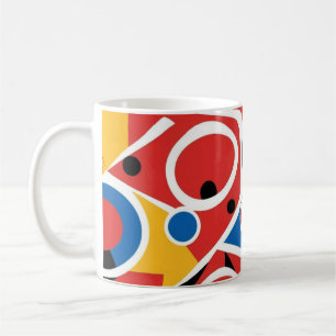 Mid Century Modern Geometric Coffee Mug