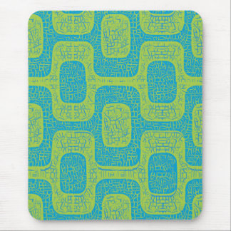 Mid-Century Modern Geometric Design  Mouse Pad