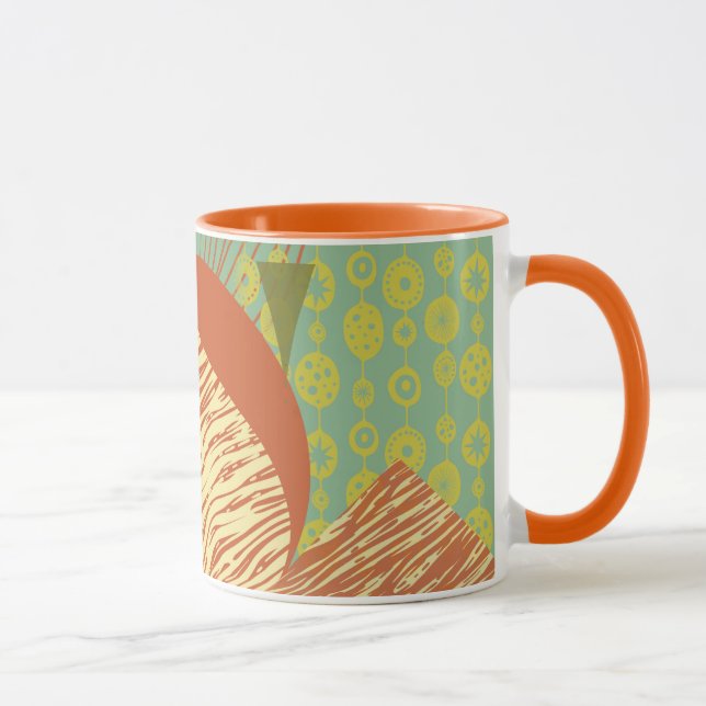 Mid Century Modern Geometric Mug (Right)