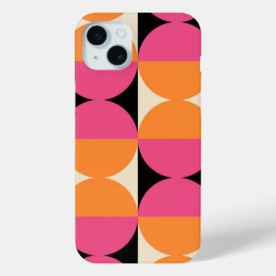 Mid Century Modern Geometric Pattern iPhone 15 Mini Case
