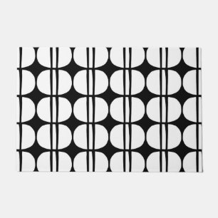 Mid Century Modern Geometric Pattern Doormat