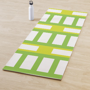 Mid Century Modern Geometric Pattern Yoga Mat