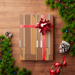 Mid Century Modern Geometric Wrapping Paper