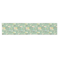 Mid Century Modern Graphic Design Table Runner
