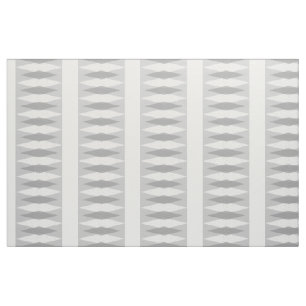 Mid Century Modern Grey Argyle Cotton Fabric