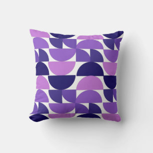 Mid-Century Modern Half and Quarter Circles Cushion