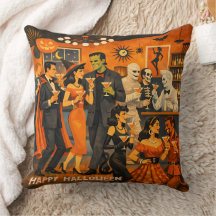 Mid Century Modern Halloween Martini Party
