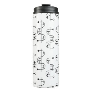 Mid-Century Modern Helix Thermal Tumbler