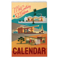 Mid-Century Modern Houses Single Page Style