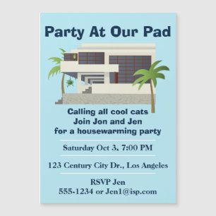 Mid Century Modern Housewarming Party