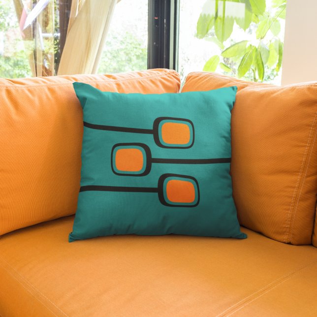 Mid Century Modern Inspired Branches Custom Colour Cushion (Creator Uploaded)