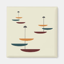 Mid-Century Modern Kitchen Counter Oval Platter