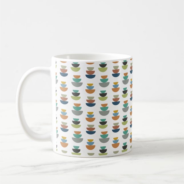 Mid-Century Modern Minimalism  Coffee Mug (Left)