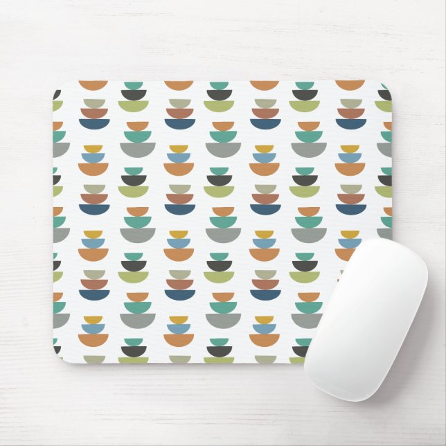 Mid-Century Modern Minimalism  Mouse Pad (With Mouse)