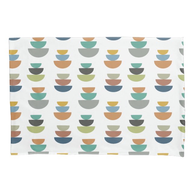 Mid-Century Modern Minimalism  Pillowcase (Front)