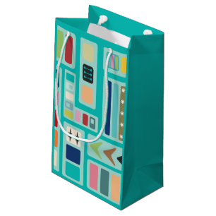 Mid-Century Modern Mix-up Small Gift Bag