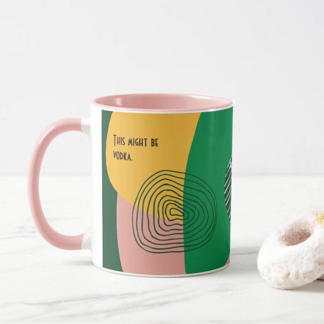 Mid Century Modern No 1 Mug (With Donut)
