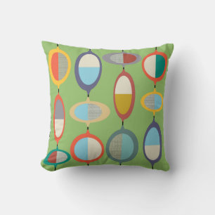 Mid-Century Modern No. 7 Throw Pillow