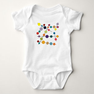 Mid-Century Modern Olives Baby Bodysuit