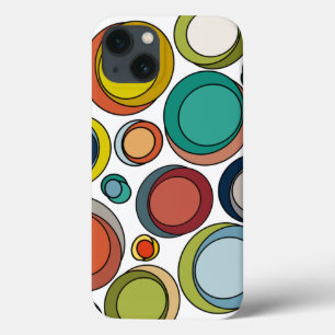 Mid-Century Modern Ovals iPhone 13 Case